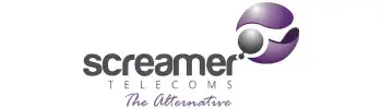 Screamer Telecoms internet service provider site logo