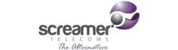 Screamer Telecoms internet service provider site logo